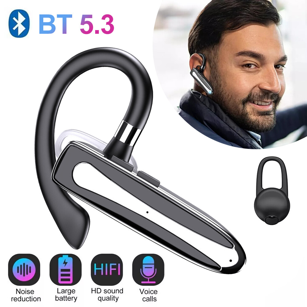 Wireless Bluetooth 5.3 Trucker Earbuds with Noise Cancelling for Driving