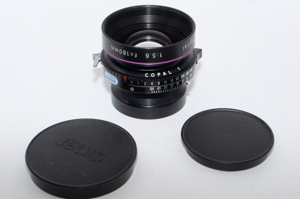 Sinar  Sinaron Digital 180mm f5.6 APO lens. Copal #1.  Cambo. Arca-Swiss. Sinar.