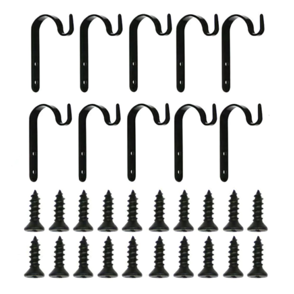 10Pcs Metal Wall hooks Hangers For Lanterns Flower Pots Baskets Flower Decor