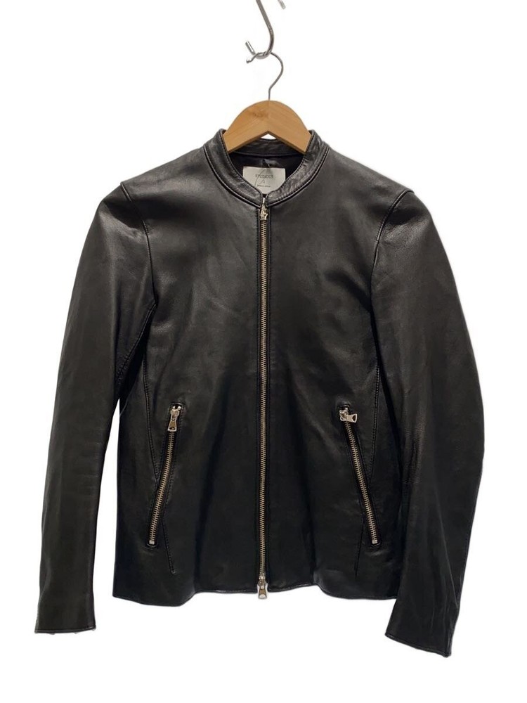 Studious Leather Jacket Blouson/1/Sheep Leather/Blk/Plain 8922