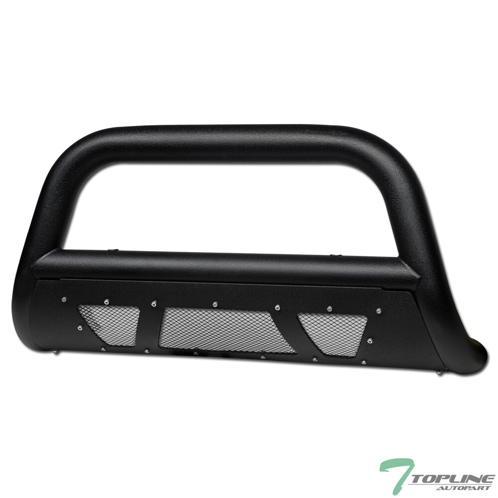 Topline For 2011-2016 Ford F250/F350 Studded Mesh Bull Bar Guard -Textured Black