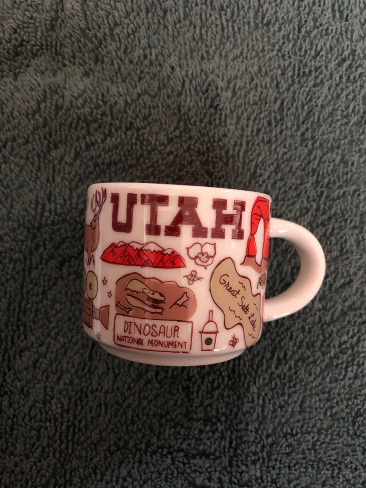 Starbucks miniature Cup - 2 oz - Been There - Utah - 2018
