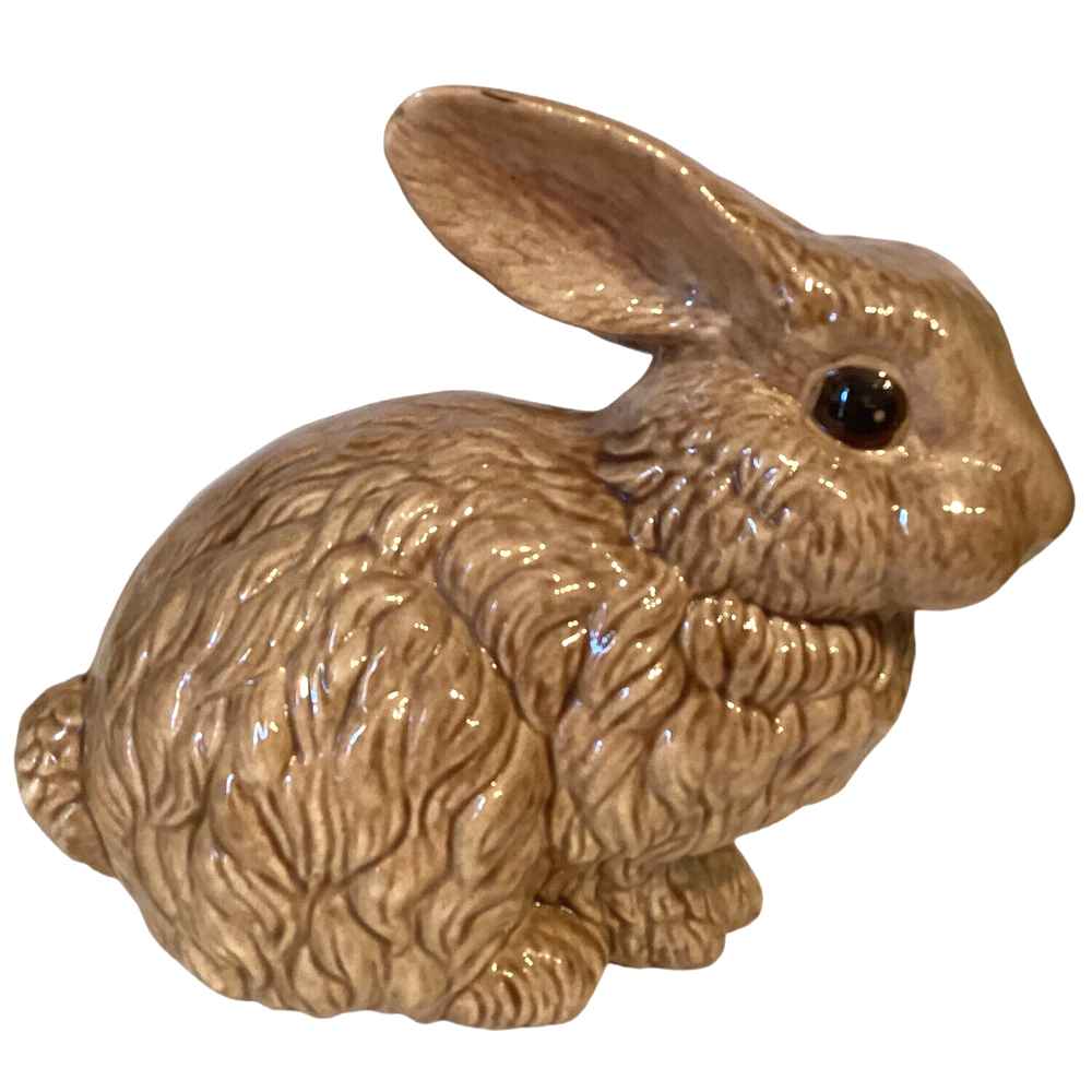 VINTAGE BUNNY RABBIT FIGURINE 1981 CERAMIC 8 