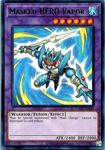 Masked HERO Vapor TOCH-EN044 Rare Unlimited LP Yugioh Card
