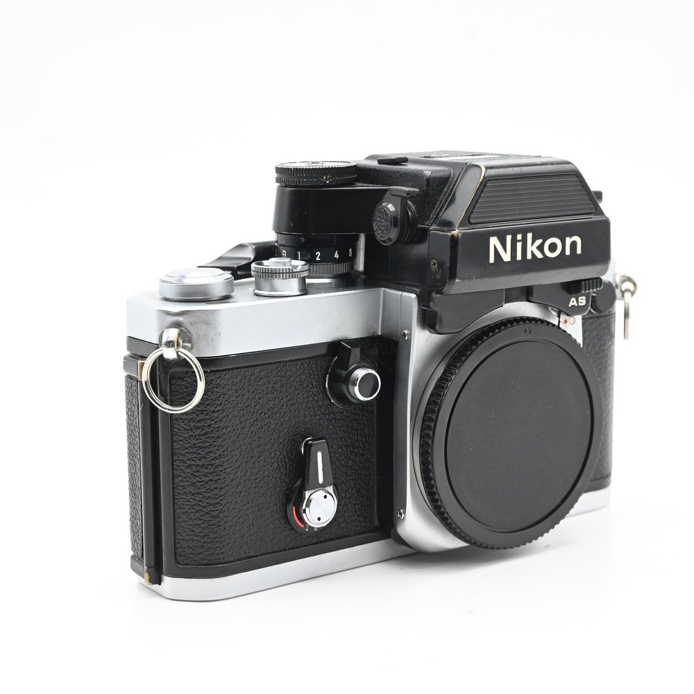 Nikon F2AS Photomic SLR Film Camera Body Chrome #637