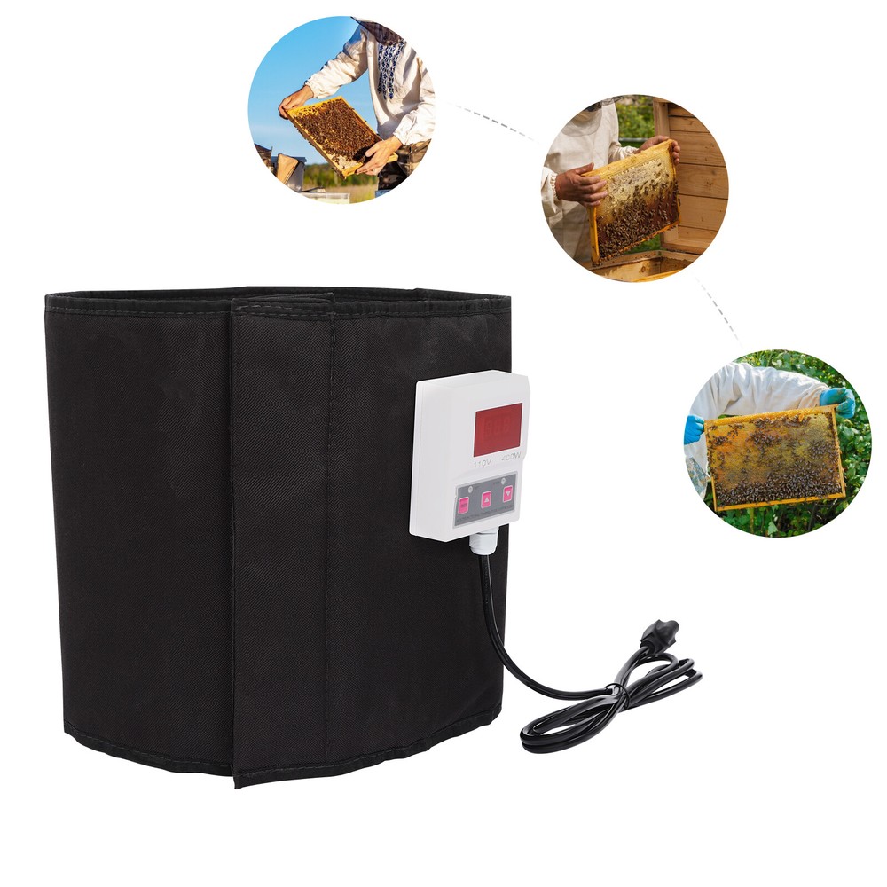 110V 5-Gallon Honey Bucket Heater Pail Barrel Heating Blanket US-Standard