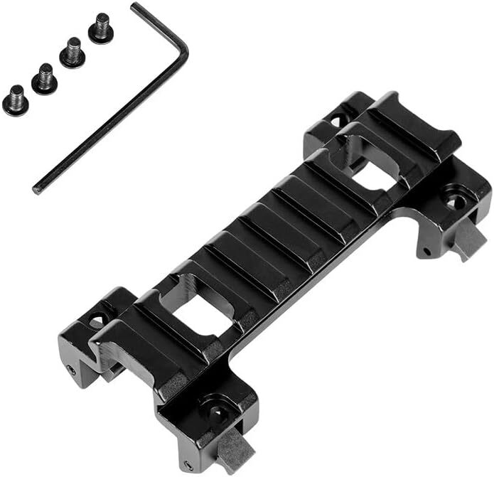 WINFREE MP5/G3 Low Profile 20mm Picatinny Weaver Rail Adapter for Hunting