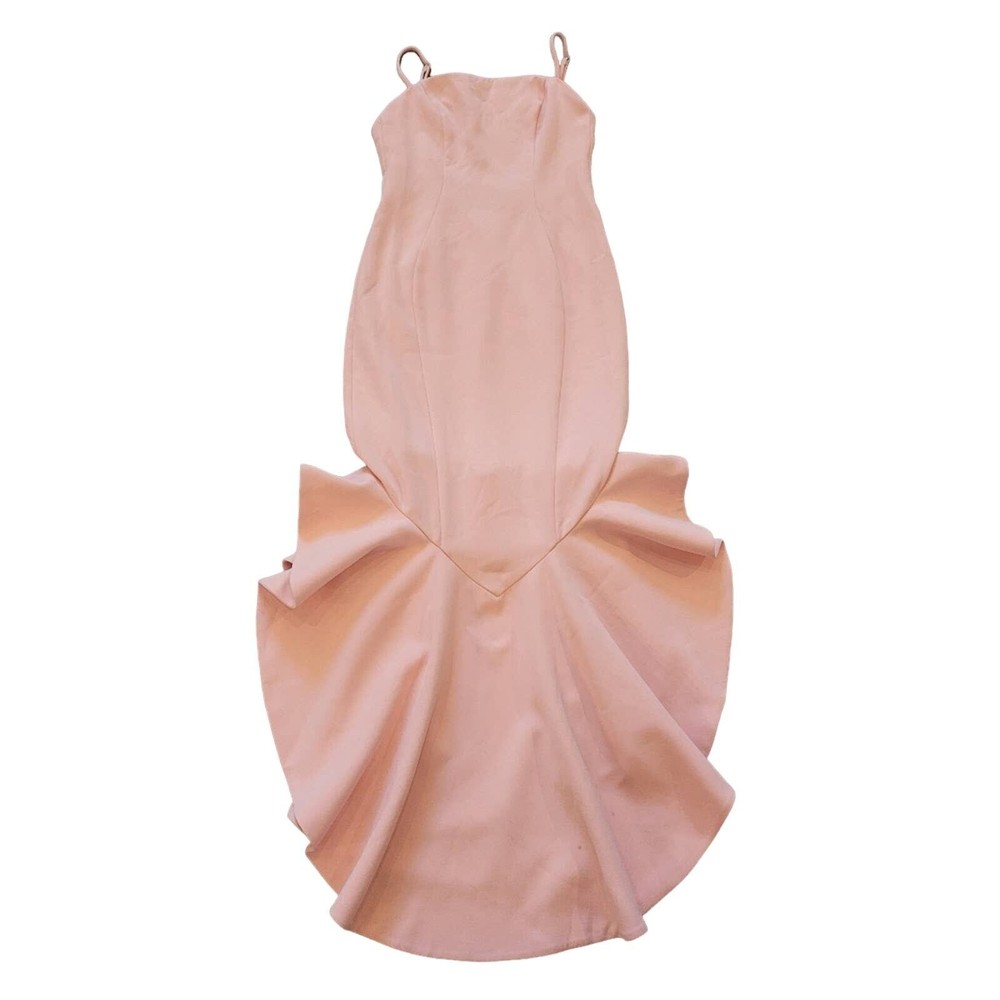 Lovers + Friends Dress Womens Size XS James Gown Light Pink Modern Mermaid Midi