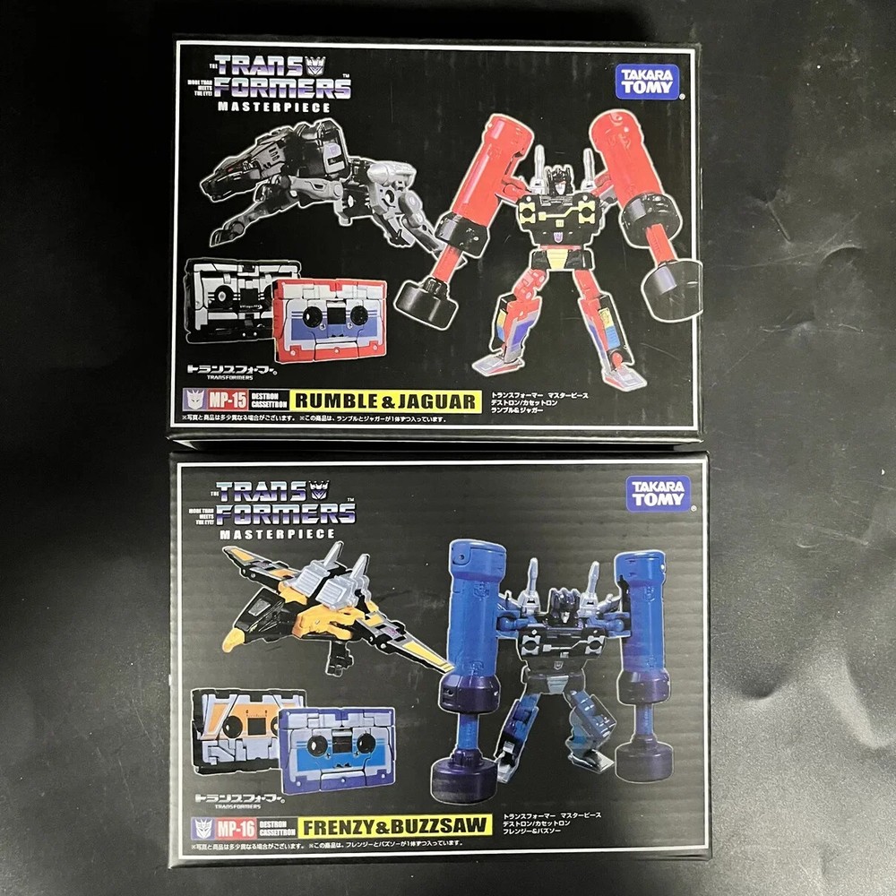 Transformers Masterpiece MP -15 MP16 Frenzy Buzzsaw Rumble Jaguar Action Figure
