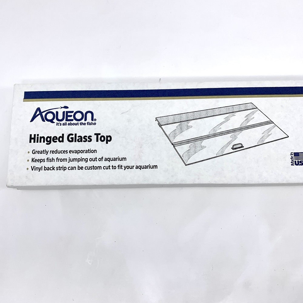 Aqueon Versa-Top Hinged Glass Aquarium Cover 20x10 Inches Brand New