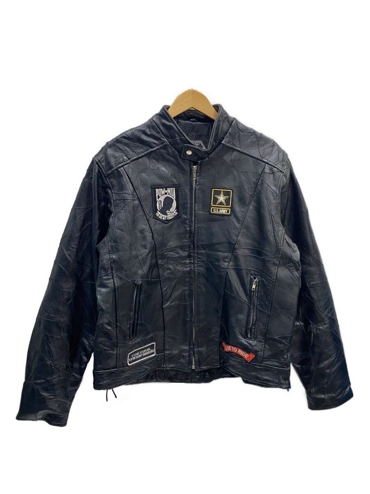 Leather Jacket Blouson/L/-/Blk 3995