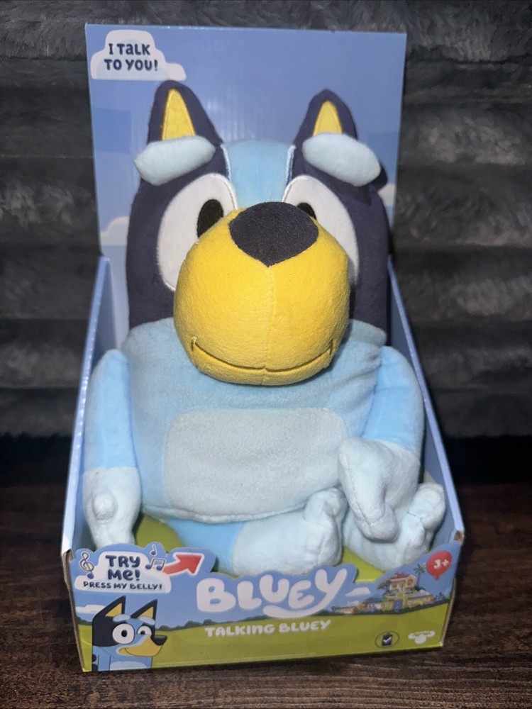 Interactive Talking Bluey Plush Toy - Brand New Soft Stuffed Animal