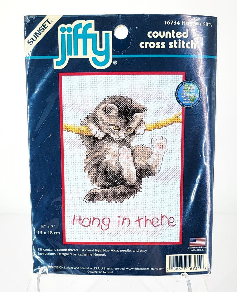 2002 Dimensions Jiffy Counted Cross Stitch 