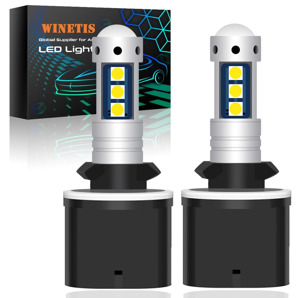 Super Bright 880 890 893 883 892 6000k White Led Bulb Fog Light or DRL, Over