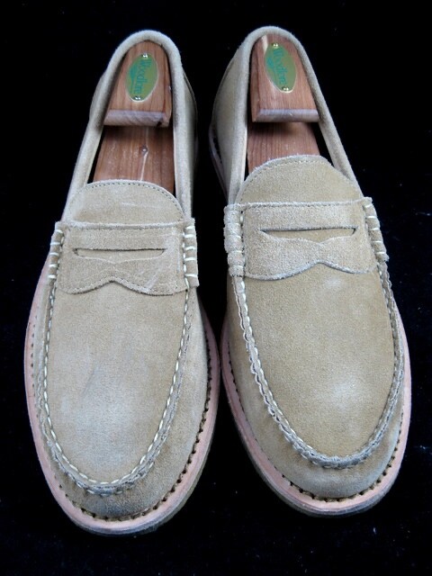 Allen Edmonds Catalina Penny Loafers for Men in Brown Suede Size 8.5 D 507N