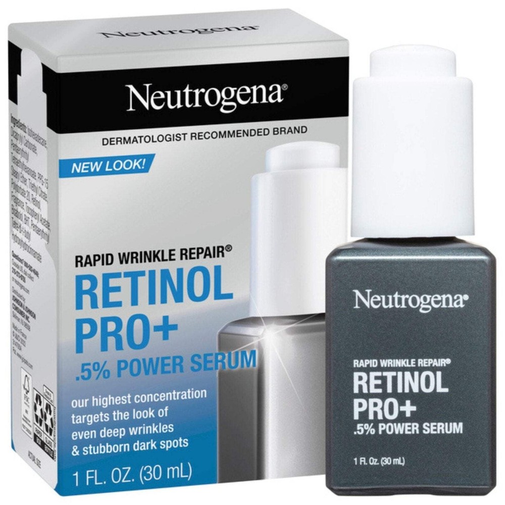 Neutrogena Rapid Wrinkle Repair Retinol Pro+ .5% Power Serum 30ml Anti-Aging Treatment