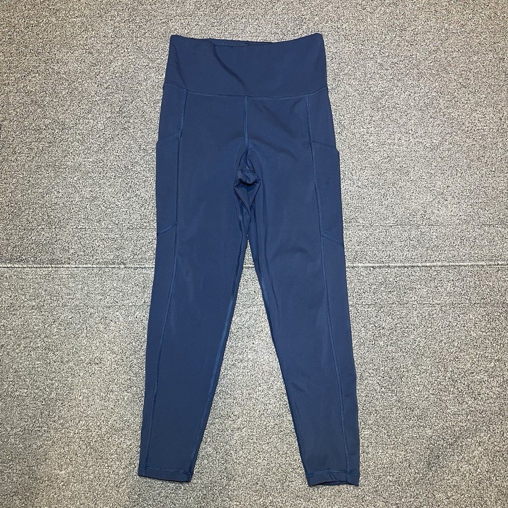 American Eagle The Everything Pocket Leggings Womens Size Medium Short Blue