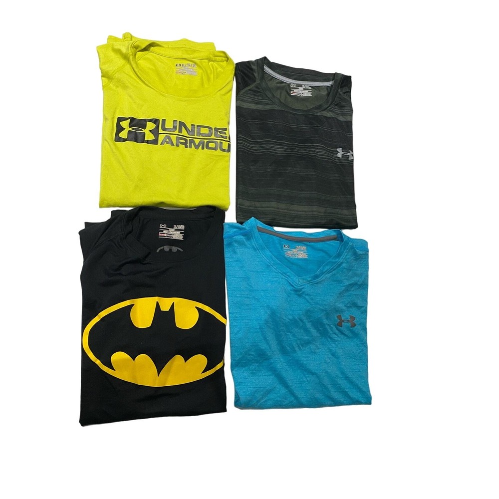 Bundle of 4 Under Armour Loose Fit Heatgear XL Batman