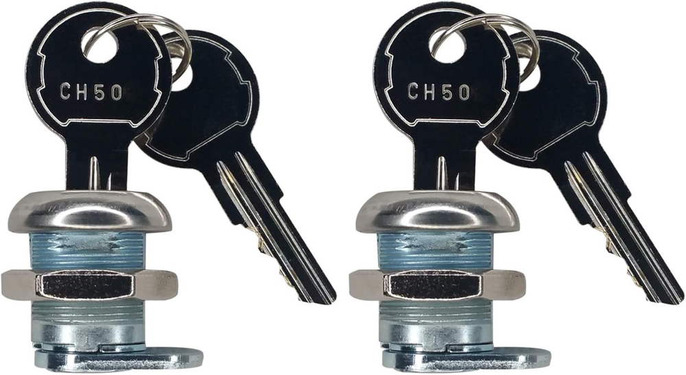 2-Pack Keyed-Alike Truck Tool Box Replacement Locks with Keys