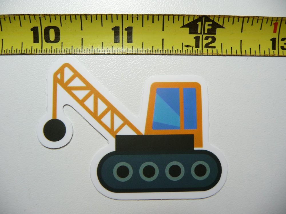 Wrecking Ball Truck Decal Sticker Fun Funny Construction Vehicle Vinyl Art
