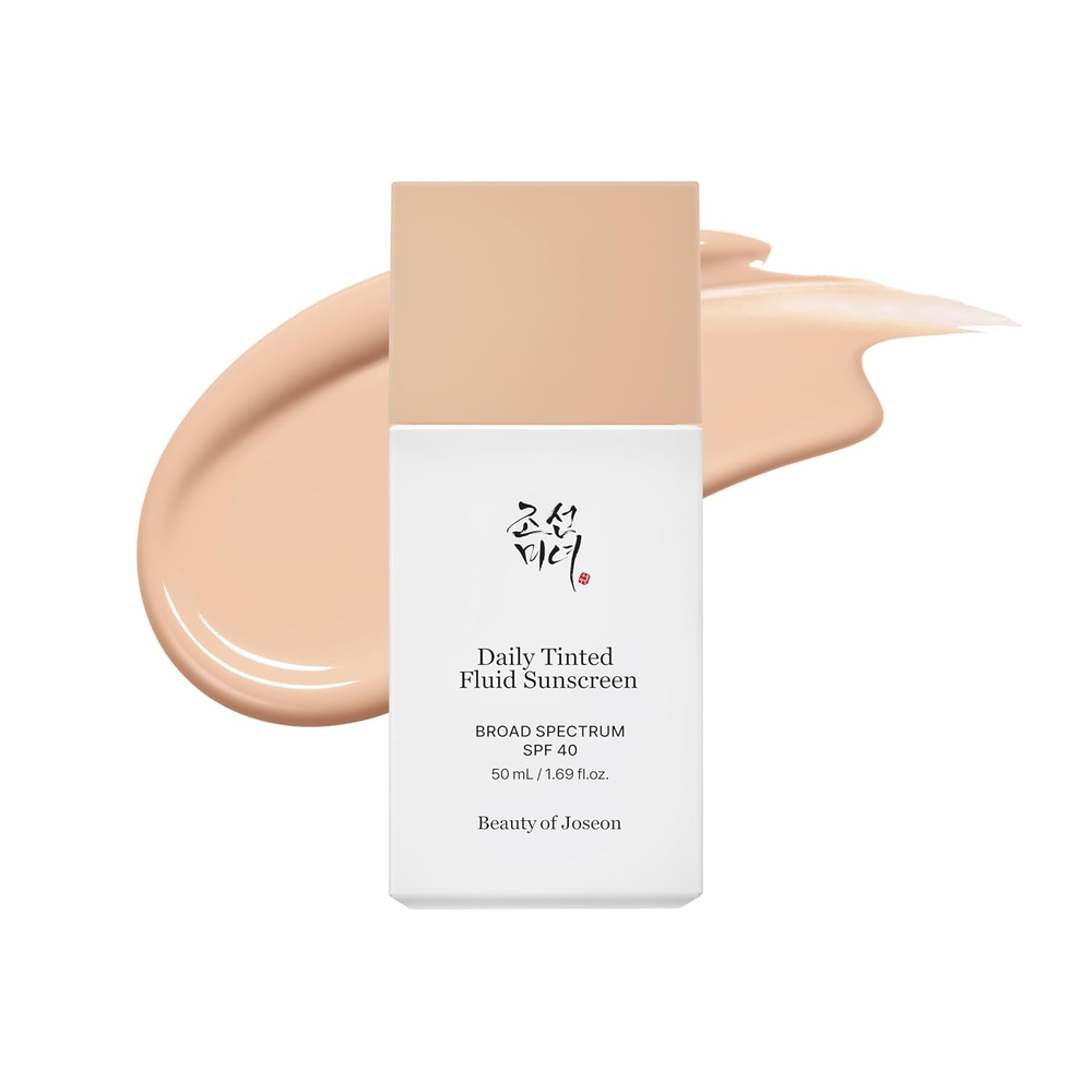 Daily Tinted Fluid Sunscreen 12 Shades for Face Moisturizing Broad Spectrum SPF