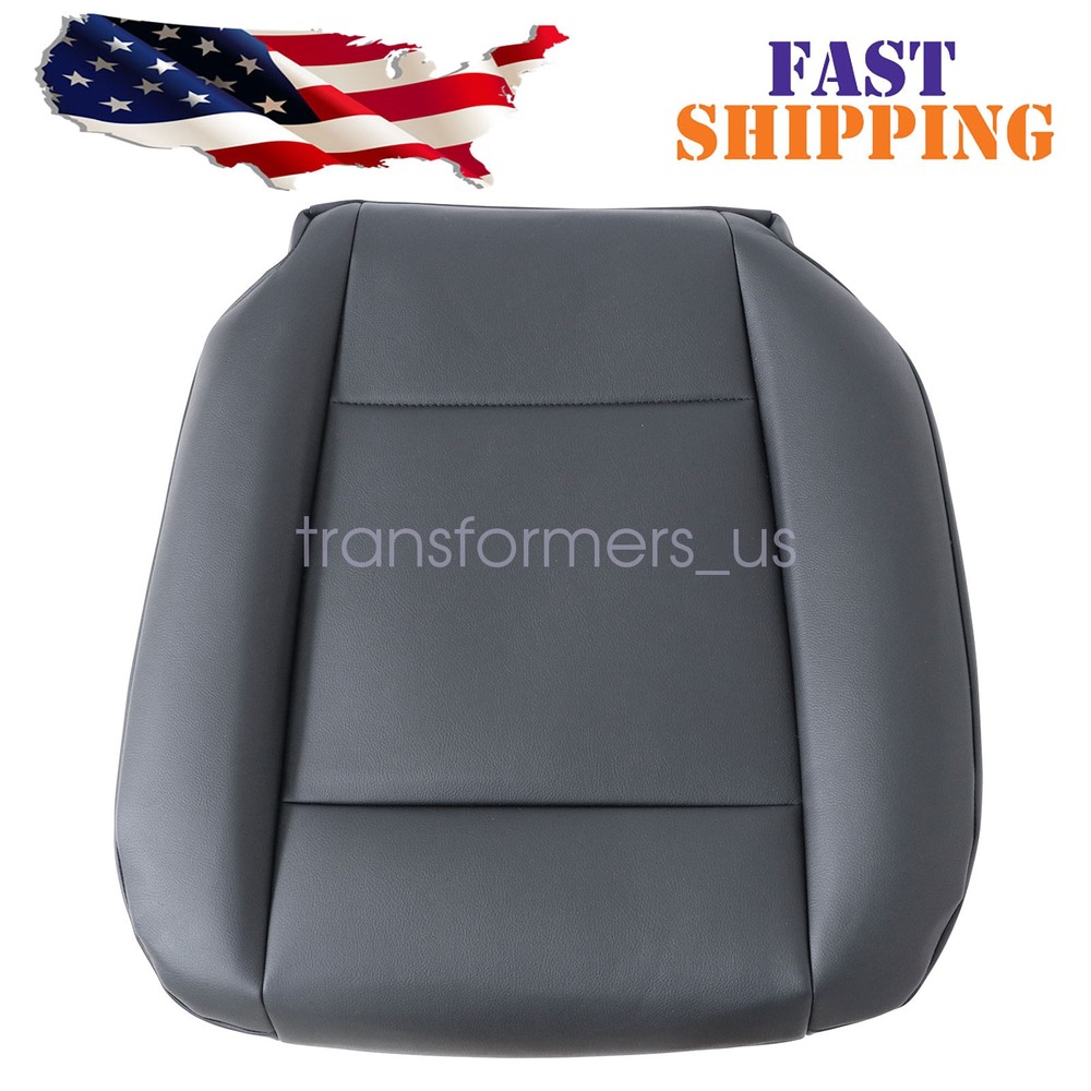 For 2007-2013 BMW E70 X5 Driver Bottom Replacement Leather Seat Cover Black