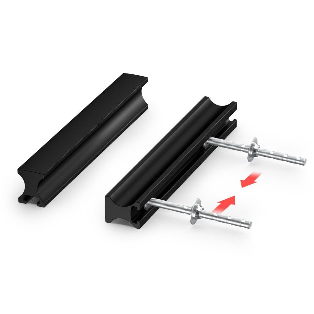 10 Pack Adjustable Black Cabinet Pulls 1