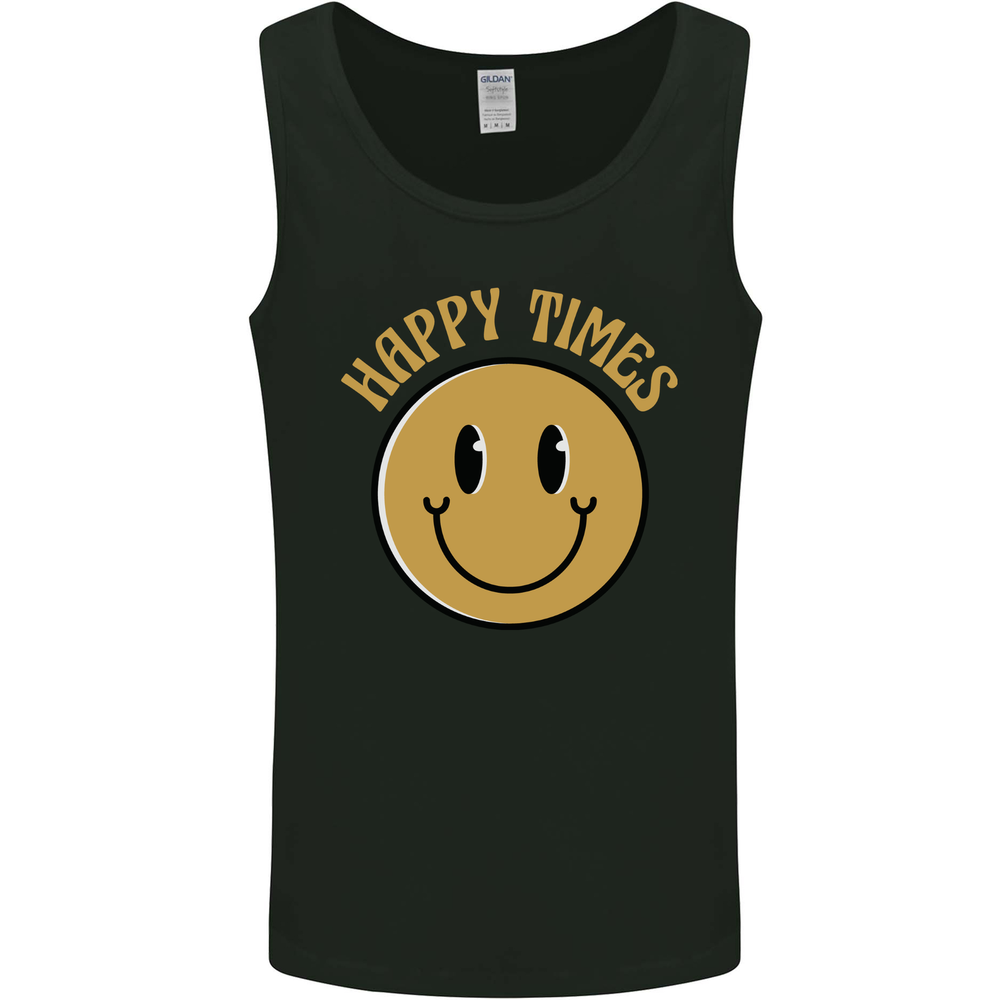 Happy Times Acid LSD Trippy Mens Vest Tank Top