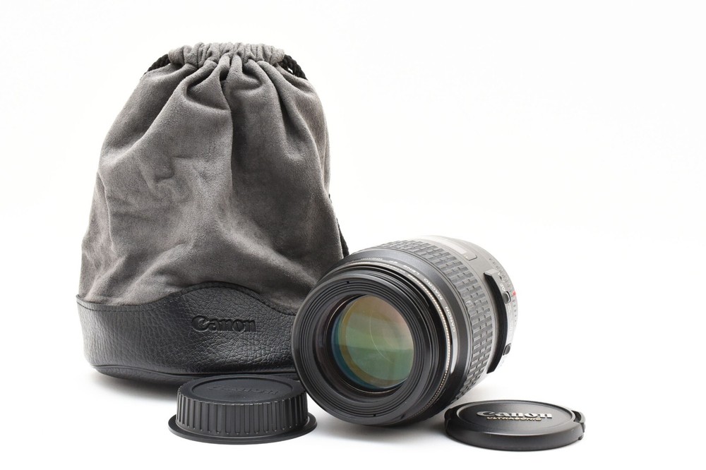 Canon EF 100mm f/2.8 Macro USM Telephoto Prime Macro Lens From JAPAN #2596