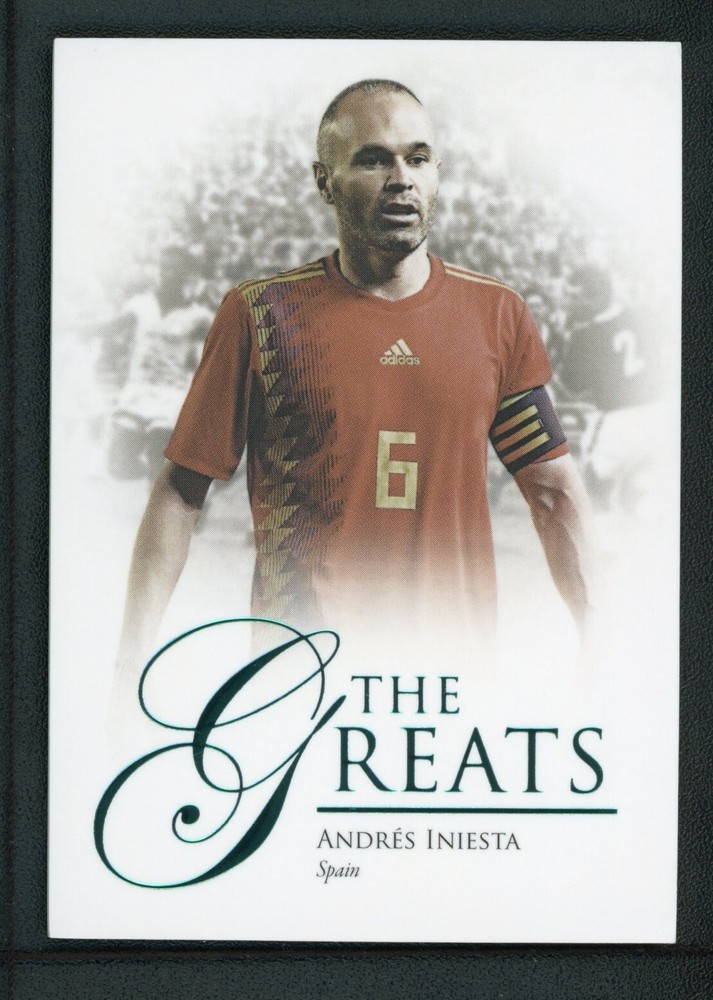 2023 ANDRES INIESTA 27/40 FUTERA UNIQUE THE GREATS
