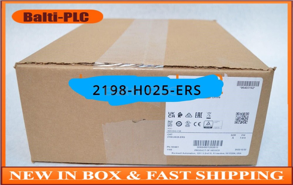 Brand New ALLEN BRADLEY 2198-H025-ERS Ser A Servo Drive FREE SHIP AB 2198H025ERS