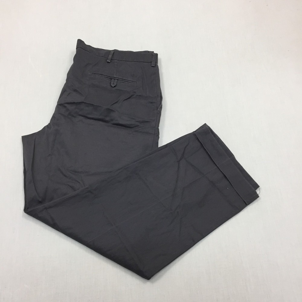 Dockers D3 Chino Trousers Cotton Pants Straight Fit Mens Size 40W 32L Grey