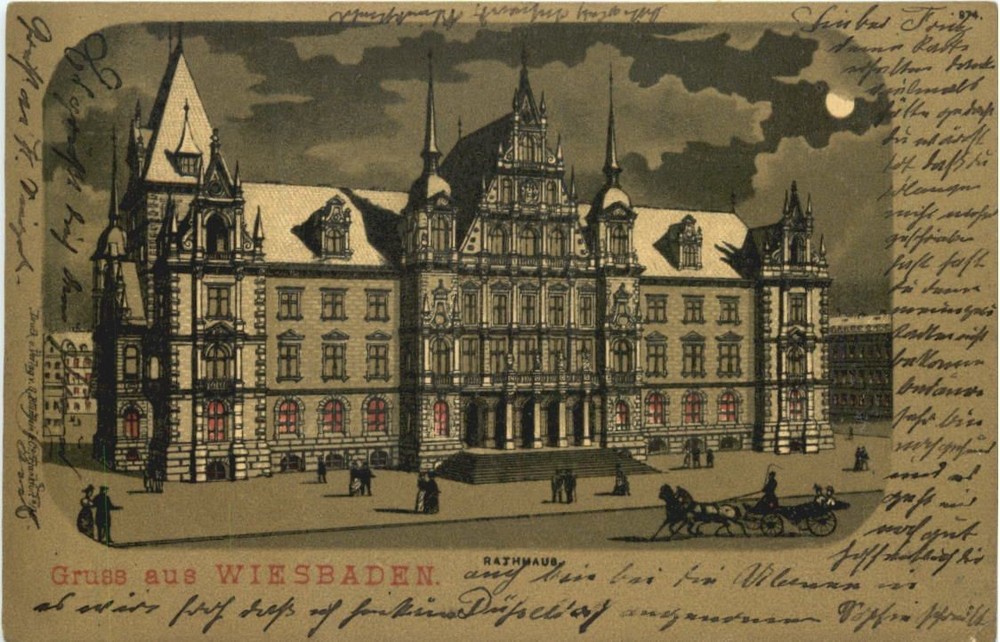 Greetings from Wiesbaden - Litho -722594