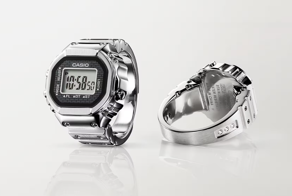 Casio Watch 50th Anniversary Casio Ring Watch CRW-001-1 - In Hand Fast Ship