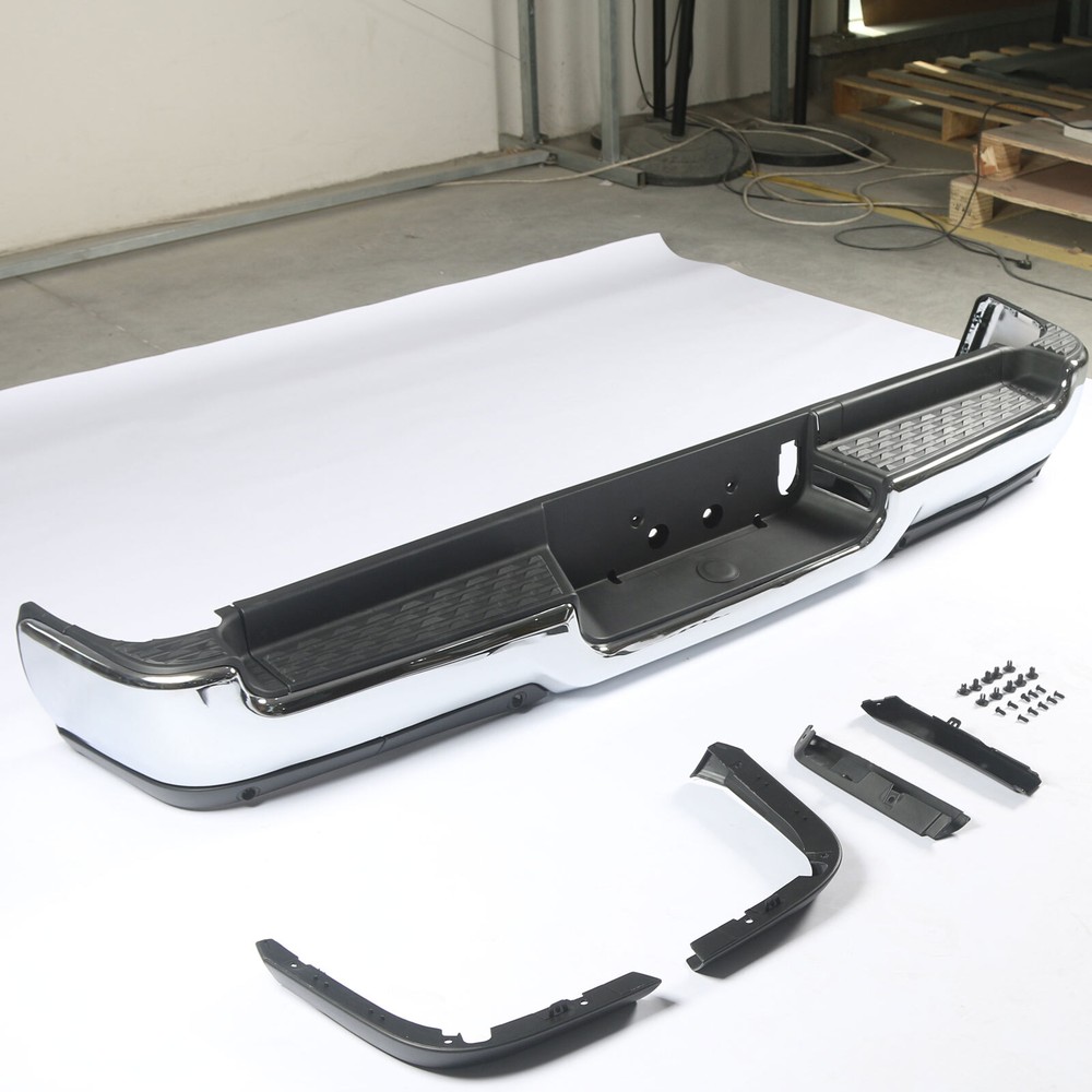 For 2019-2023 Ram 1500 Chrome Rear Bumper Assembly w/o Dual Exhaust NEW