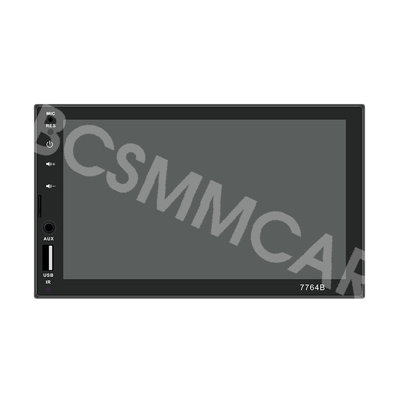 2DIN Car Stereo Radio MP5 Player 7in Touch Screen BT FM Mirror Link USB AUX-IN