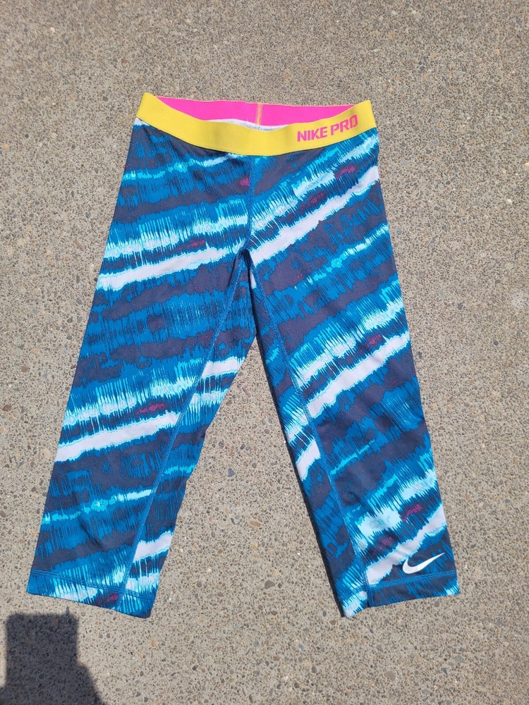 Nike pro drift leggings, multi-colored, size small