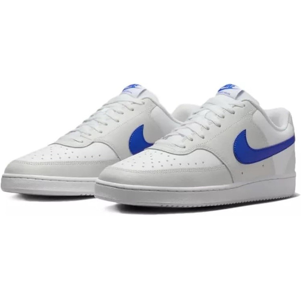 Nike Court Vision FN4019-001 White Gray Blue Sneakers Shoes Men’s Size 12 NEW