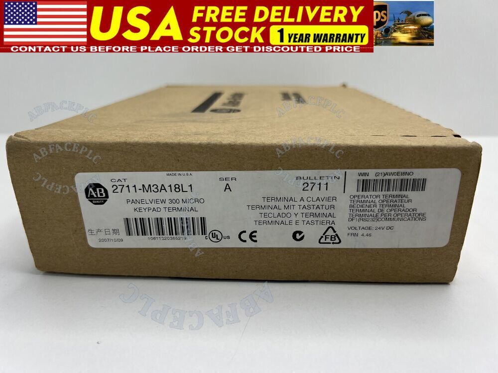 2711-M3A18L1 New Factory Sealed AB 1 YEAR WARRANTY FAST DELIVERY 1PCS VERY GOOD-image