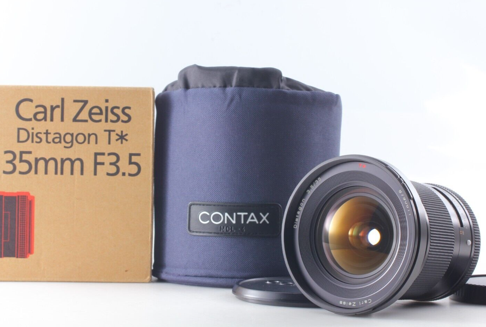 Contax 645 Carl Zeiss Distagon T 35mm f3.5 Japan Lens Mint in Box