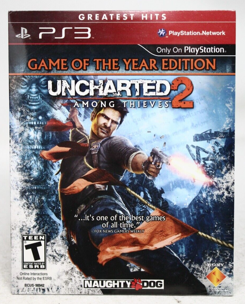 Uncharted 2: Among Thieves (Sony PlayStation 3, 2009)