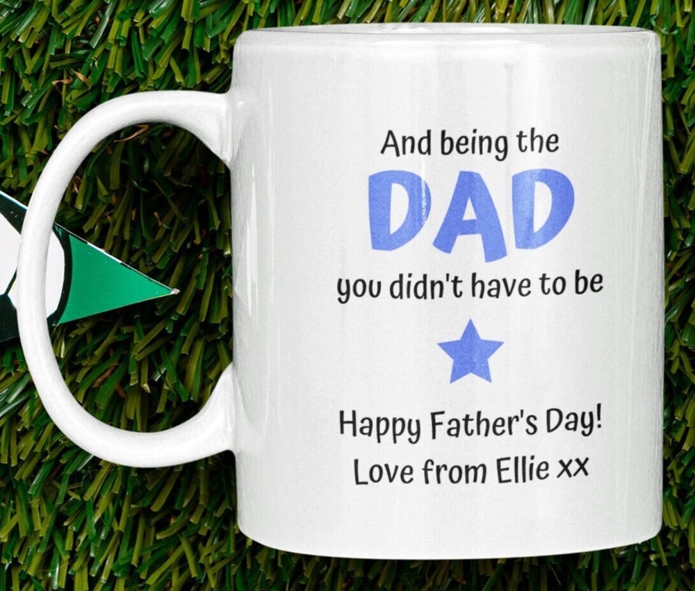 Personalised Step Dad Mug Happy Father's Day Father's Day Gift Daddy Gift Step