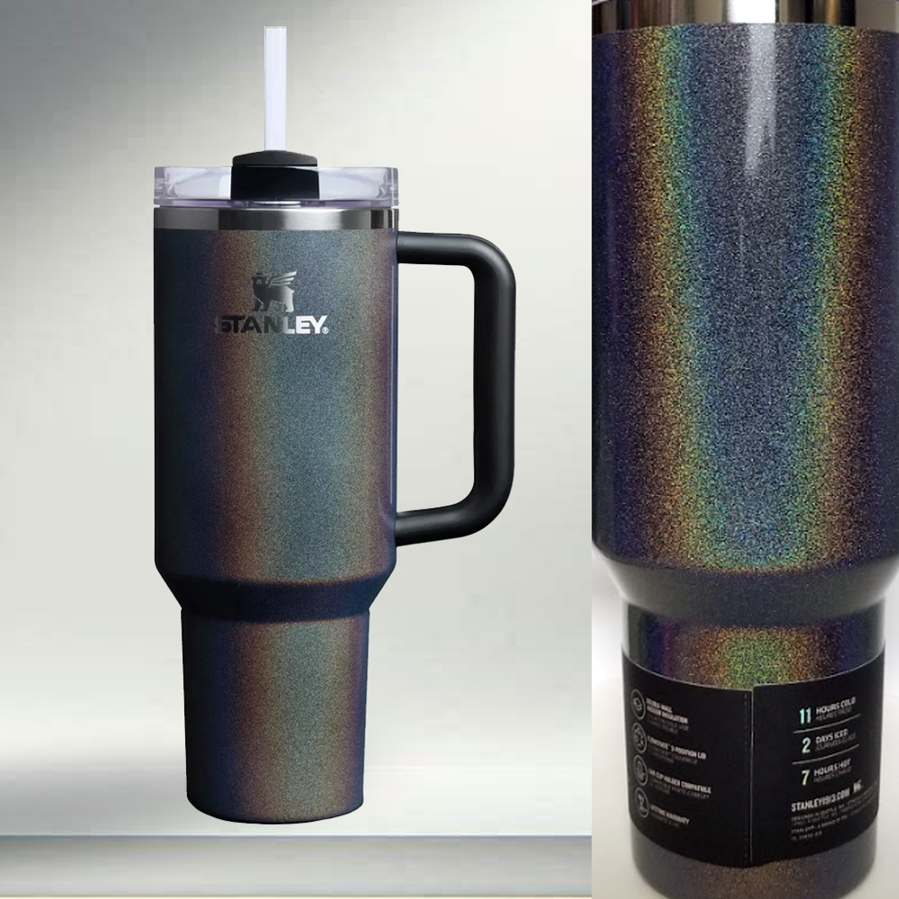 Official Limited Edition Stanley Tumbler 40oz Midnight Glitz