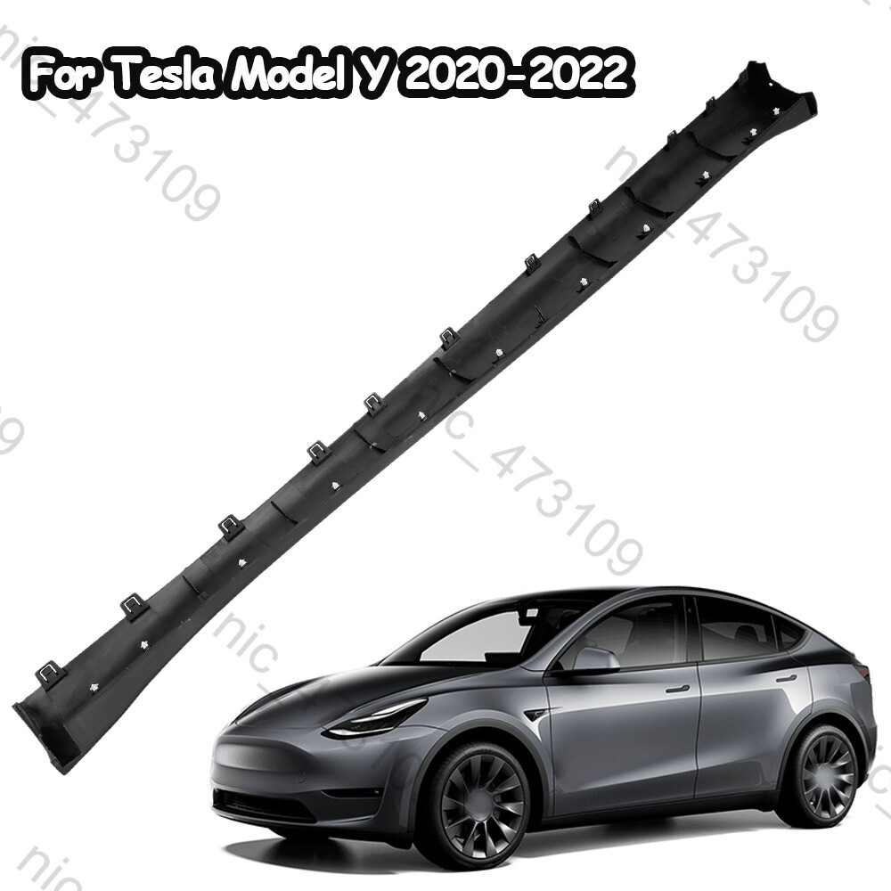 Left Side Skirt Panel Cover For 17-24 Tesla Model X Molding Rocker 1089831-00-D