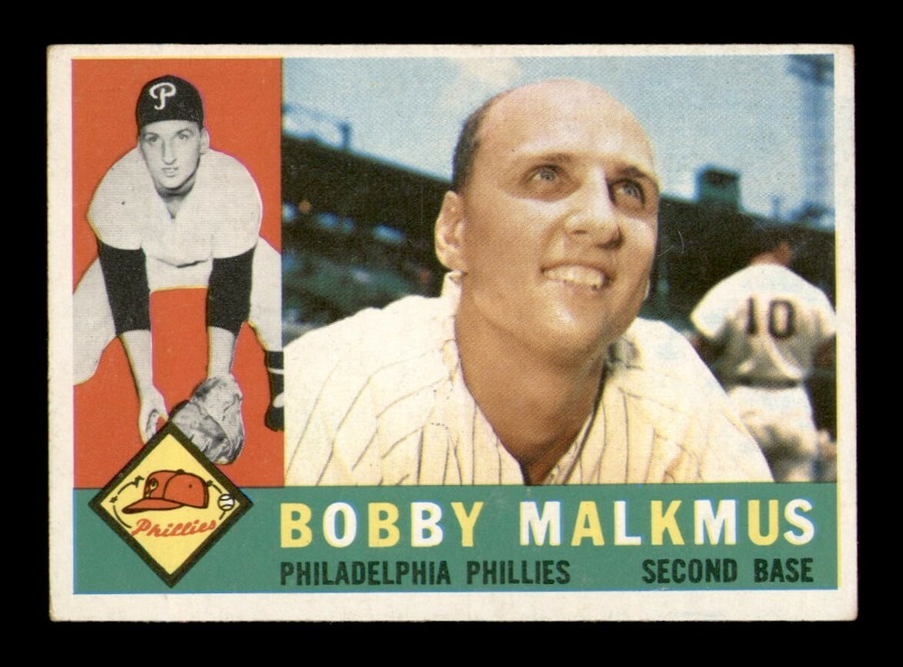 1960 Topps #251 Bobby Malkmus EX-MT Vintage Baseball Card OBGcards