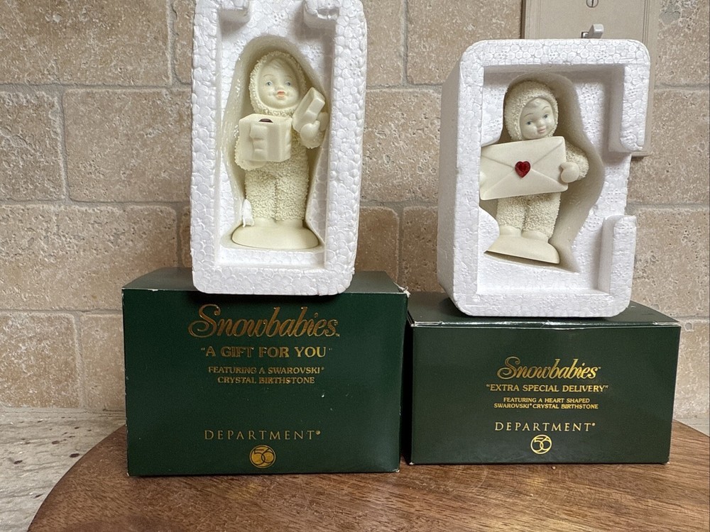 Snowbabies Dept 56 A Gift For You Special Delivery July NIB Retired