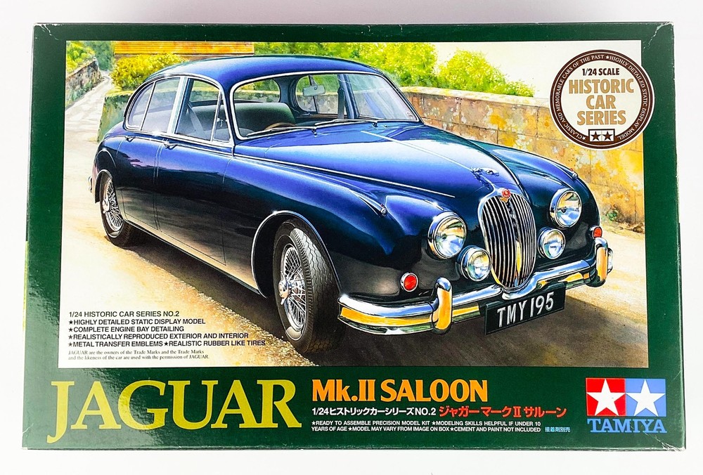 Tamiya 89653 Jaguar Mk.II Saloon 1/24 Scale Plastic Model Kit