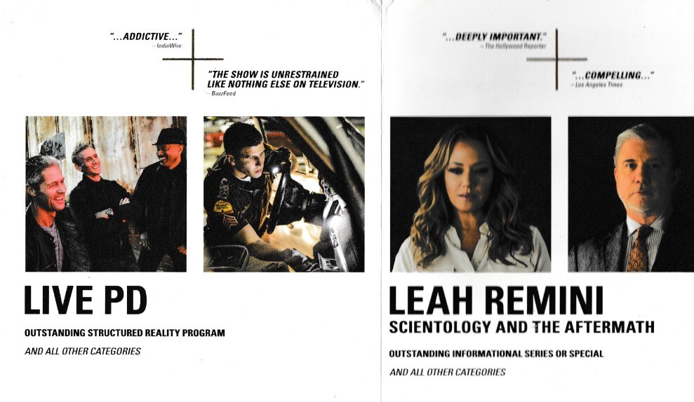 Live PD / Leah Remini: Scientology & The Aftermath DVD VIDEO DOCUMENTARY church!
