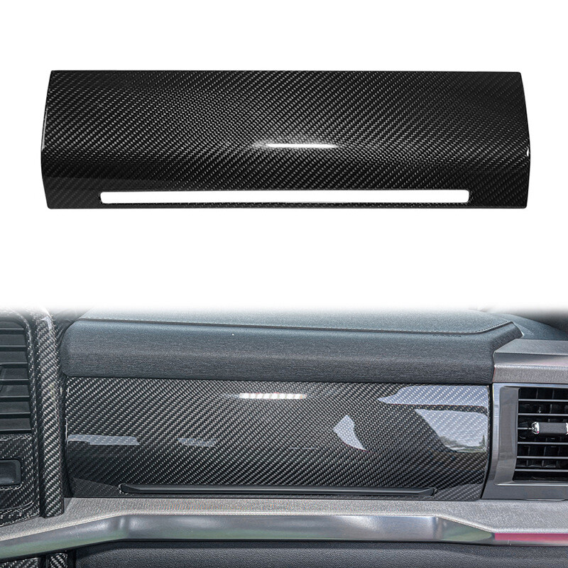 For Ford Raptor F-150 2022-2026 Dash CoPilot Panel Real Carbon Fiber Accessories