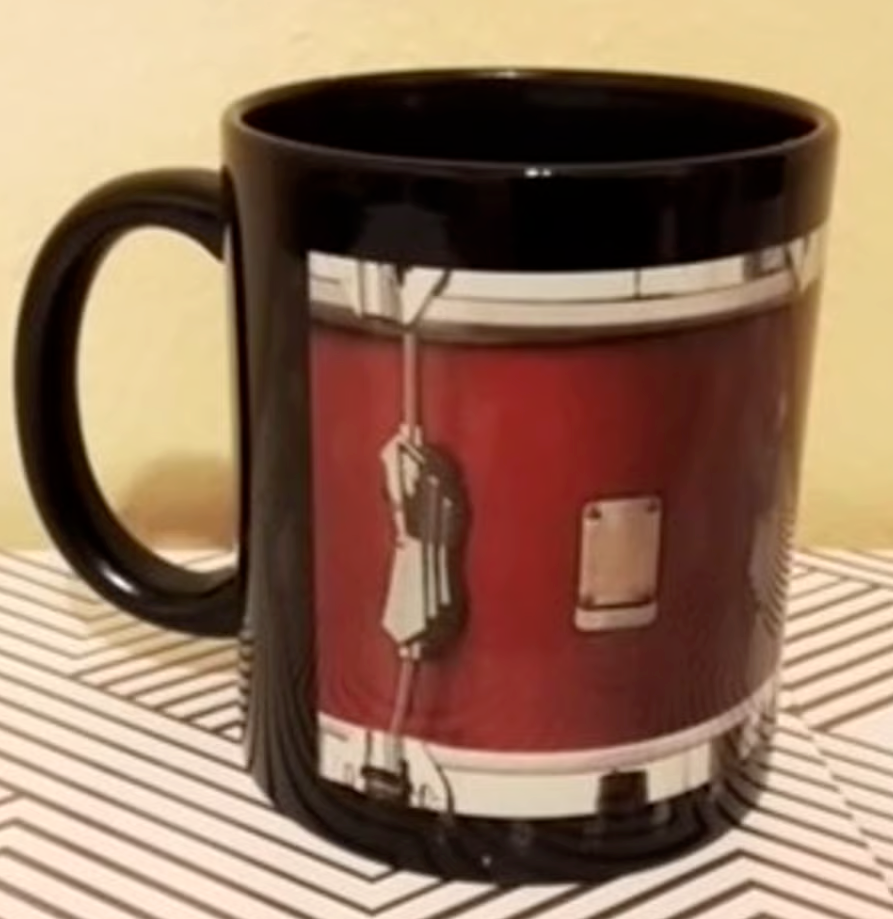 11oz Colorful Drum Design Novelty Rambler Mug  